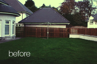 garden prior to design and landscape by John Welsh 3 G Design